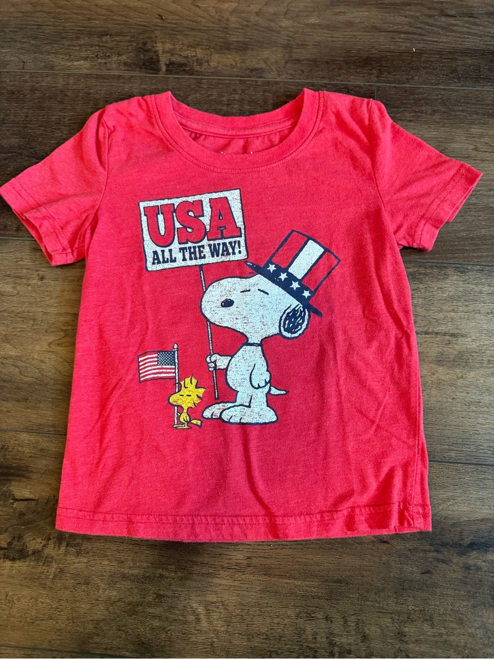 Jumping Beans Snoopy patriotic shirt size 5t